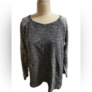 CHAMPION Long Sleeve Gray Crew Neck Sweatshirt